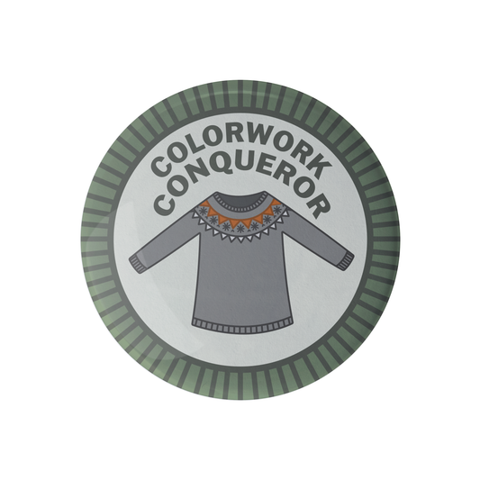 Colorwork Conqueror Knitting Merit Badge