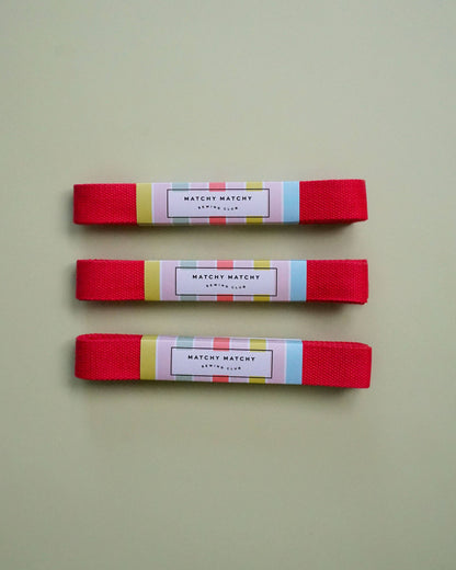 Red Webbing: 3 yards