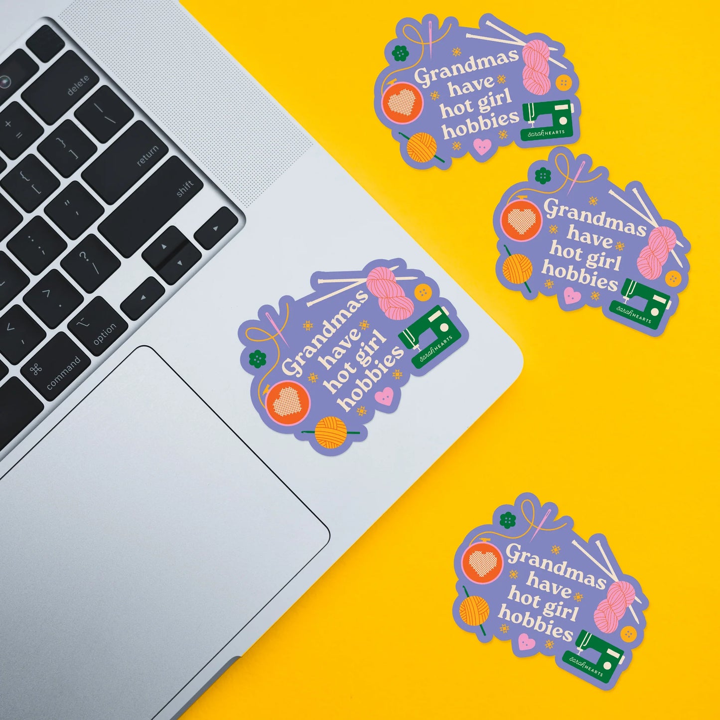 Grandmas Have Hot Girl Hobbies Sticker