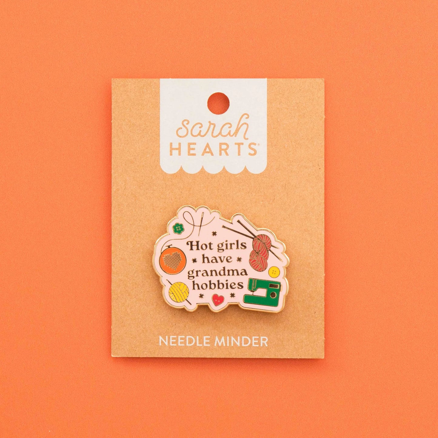 Hot Girls Have Grandma Hobbies Magnetic Needle Minder