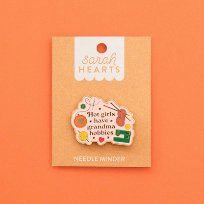Hot Girls Have Grandma Hobbies Magnetic Needle Minder