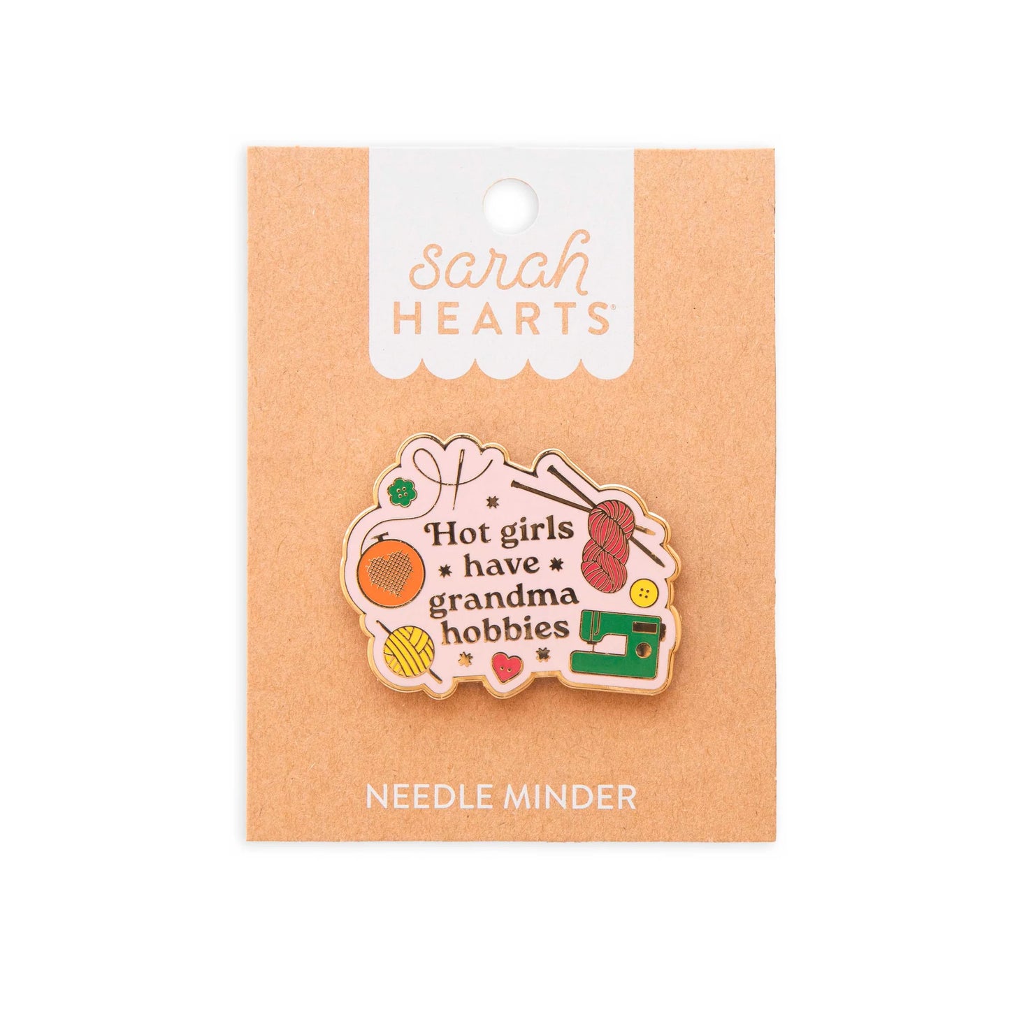 Hot Girls Have Grandma Hobbies Magnetic Needle Minder