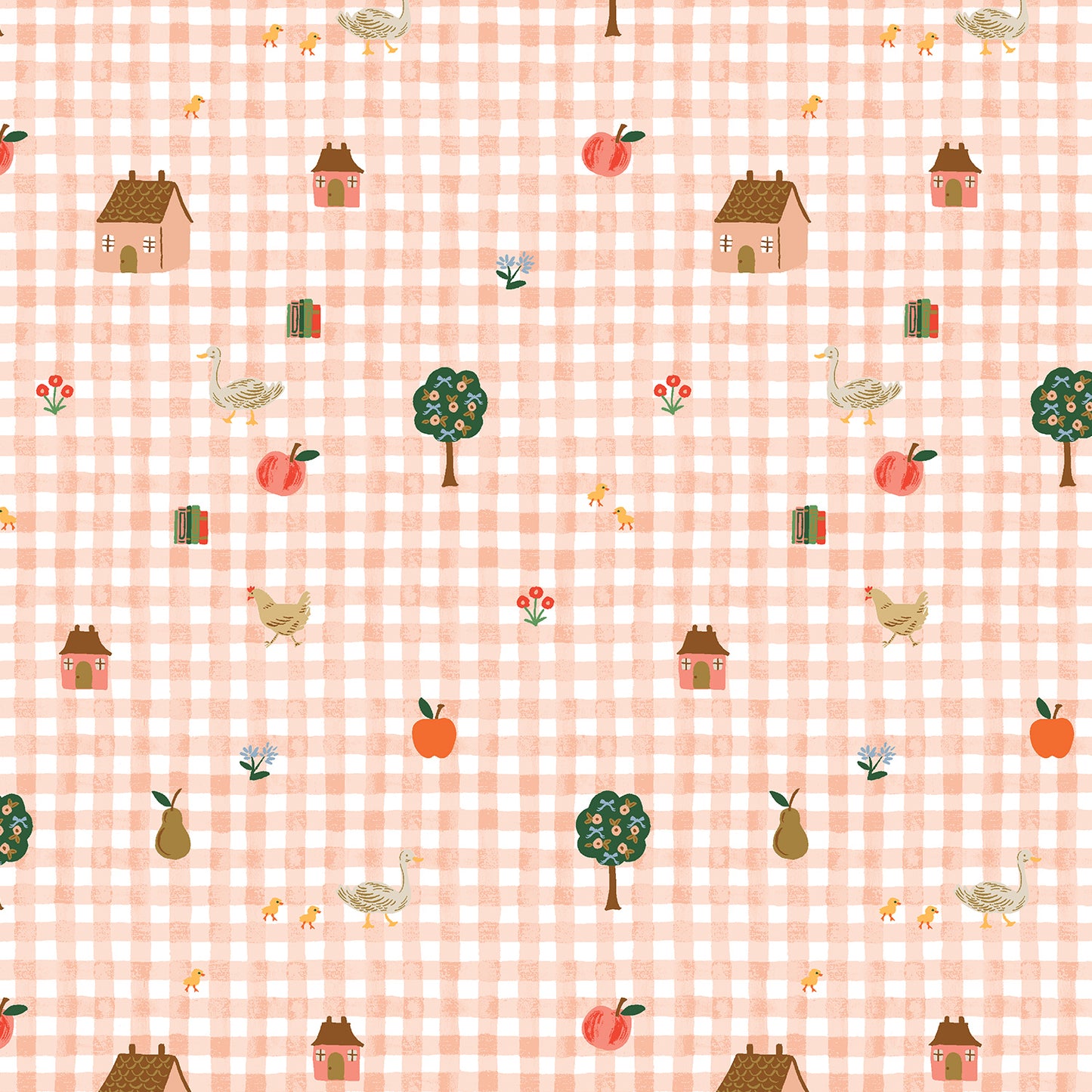 Farmhouse Gingham in Pink