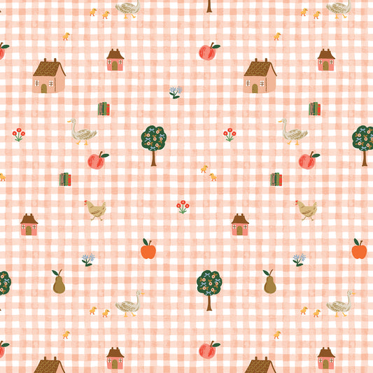 Farmhouse Gingham in Pink