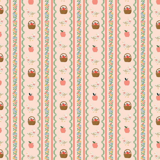 Farmhouse Stripe in Pink