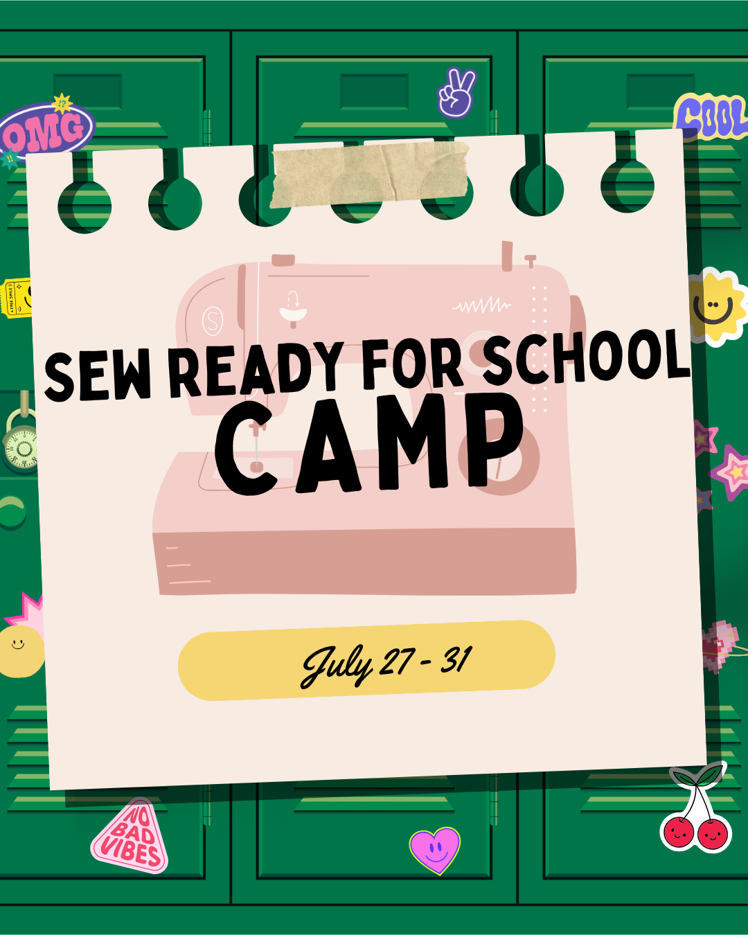 Sew Ready for School Camp