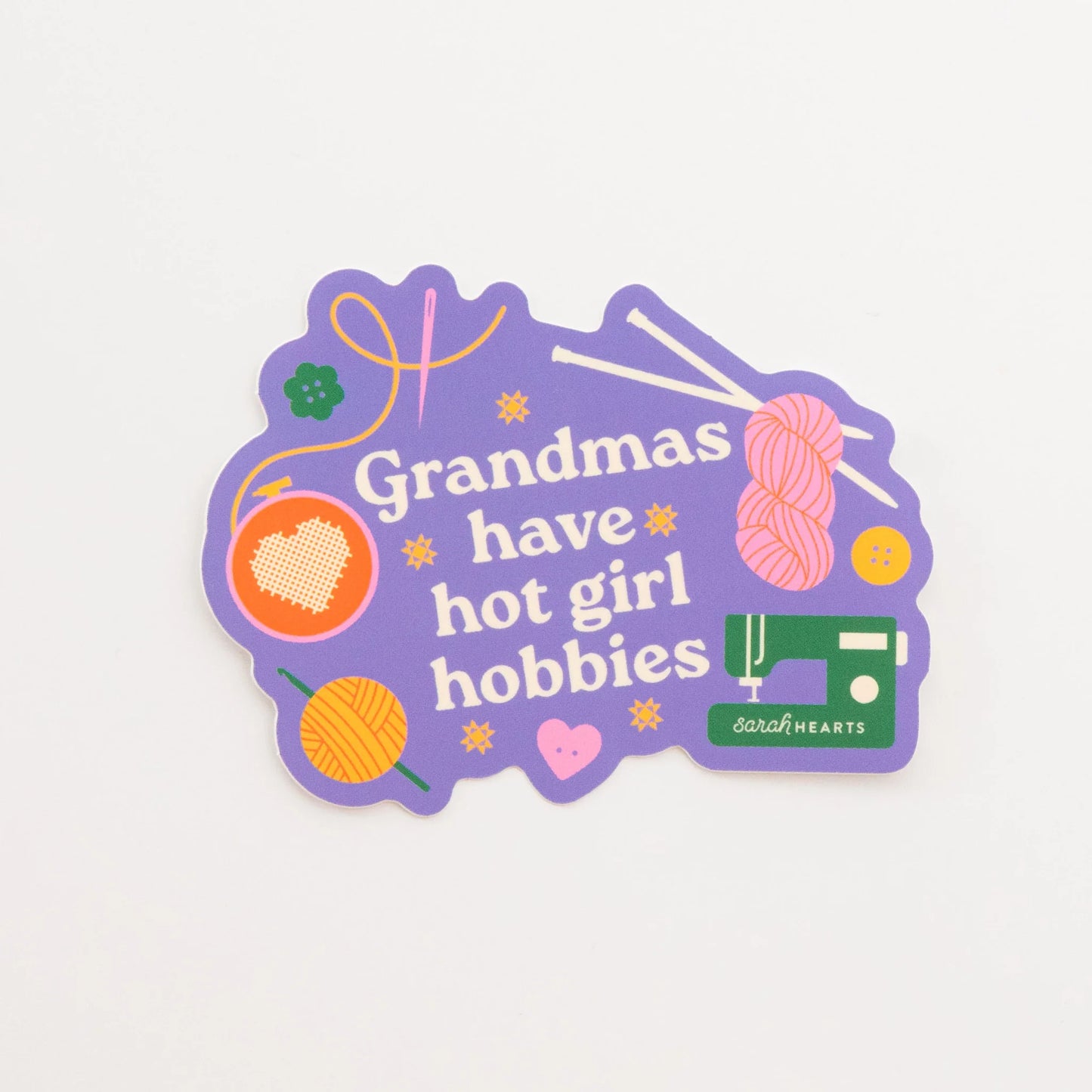 Grandmas Have Hot Girl Hobbies Sticker