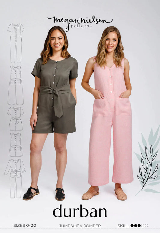Durban Jumpsuit and Romper- paper pattern