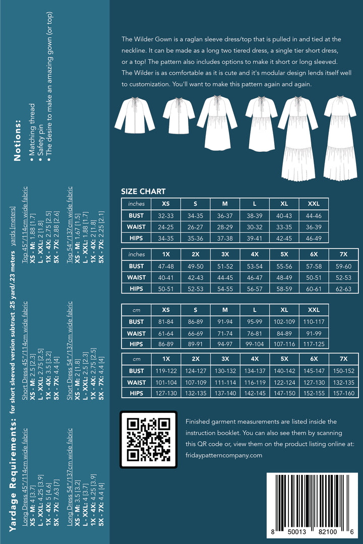 Wilder Gown - Printed Pattern